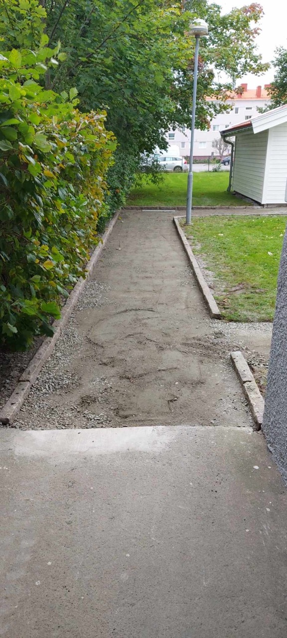 Parking area construction